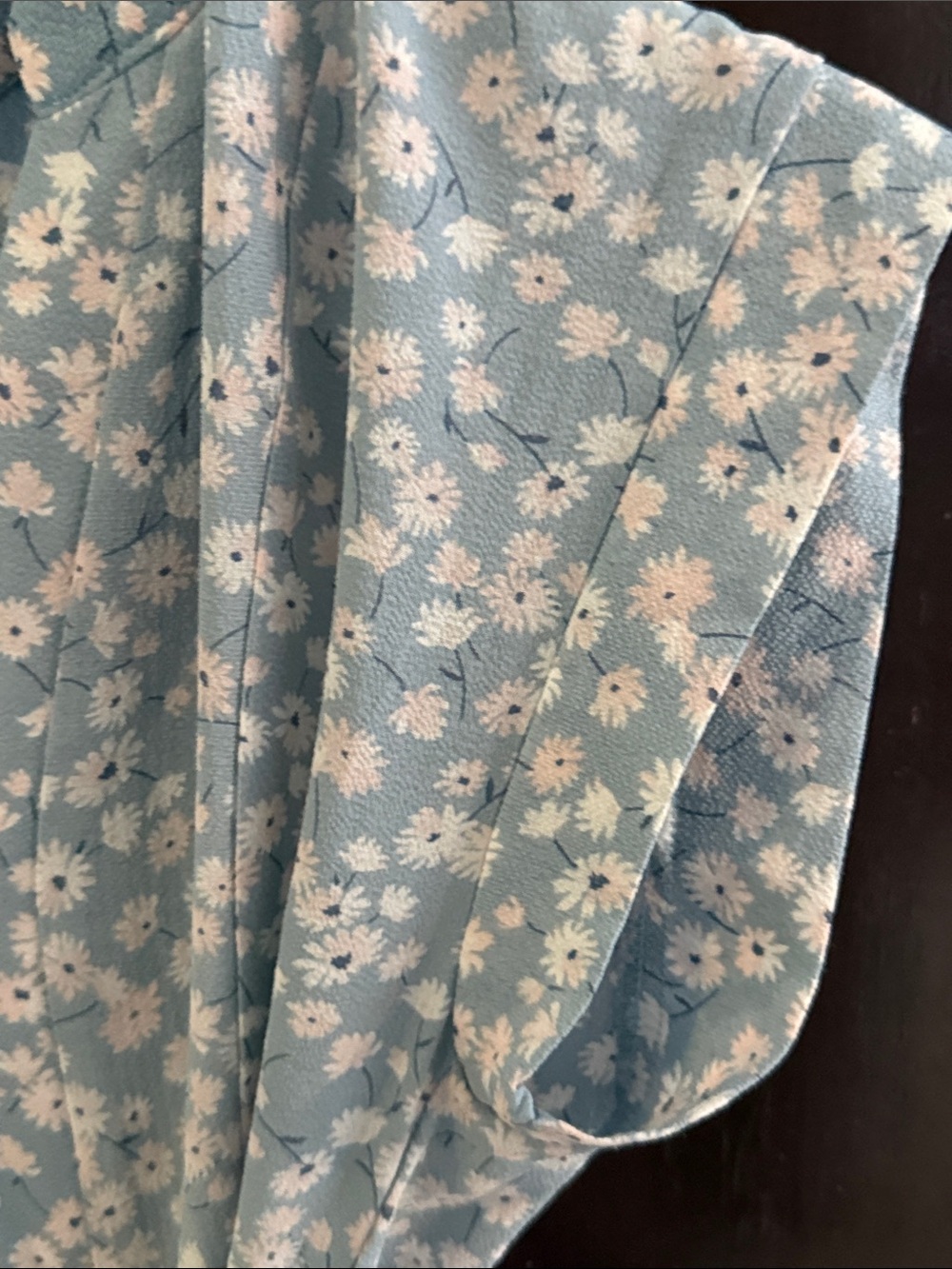Monteau Los Angeles Blue Floral Midi Dress - Picture 4 of 6